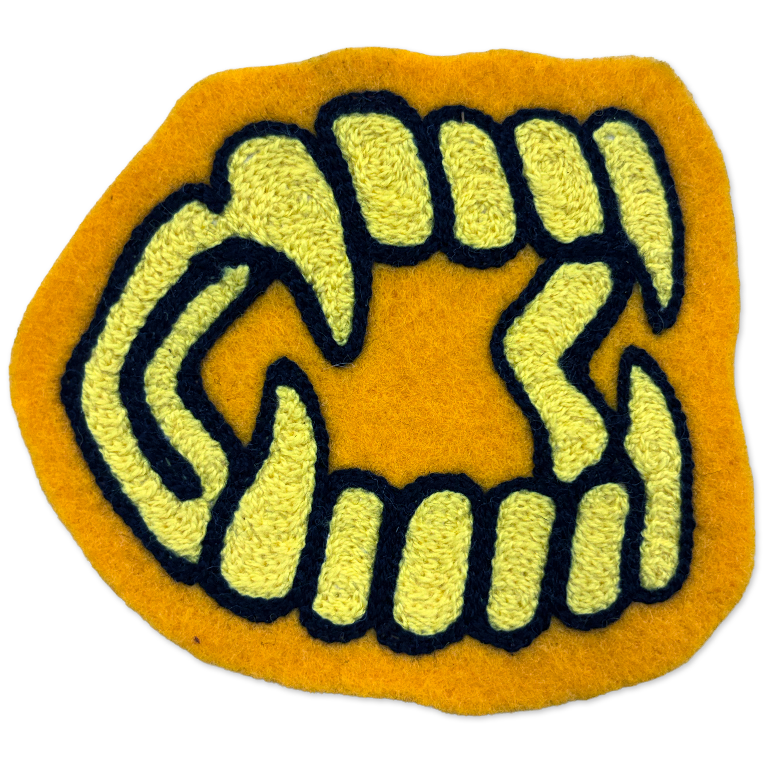 Fangs Chainstitch Patch