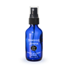 Blue spray bottle labeled 'Midwinter Juniper' on a white background