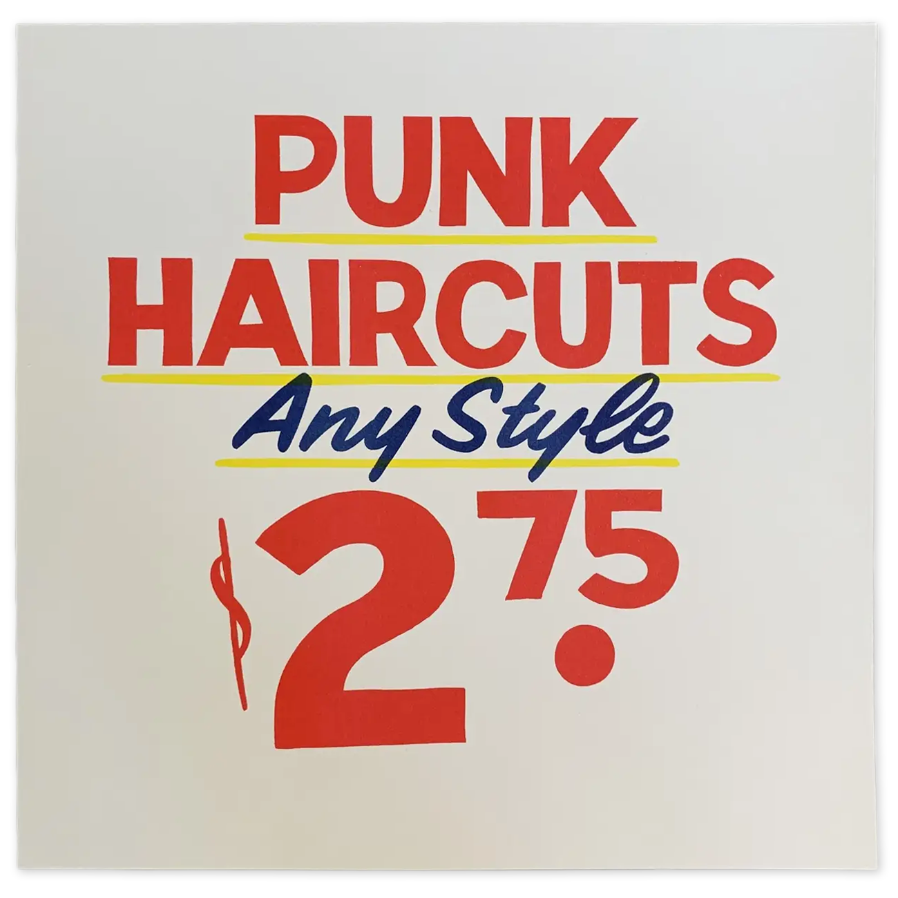Punk Haircuts Riso Print