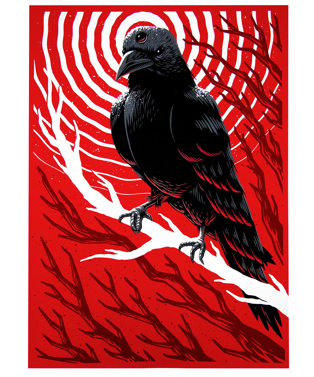 Ian Jepson - Winter is Coming Raven - Print