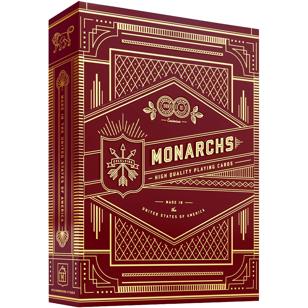 Monarch Playing Cards (Red)