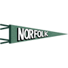 Green pennant with 'Norfolk' text on a white background