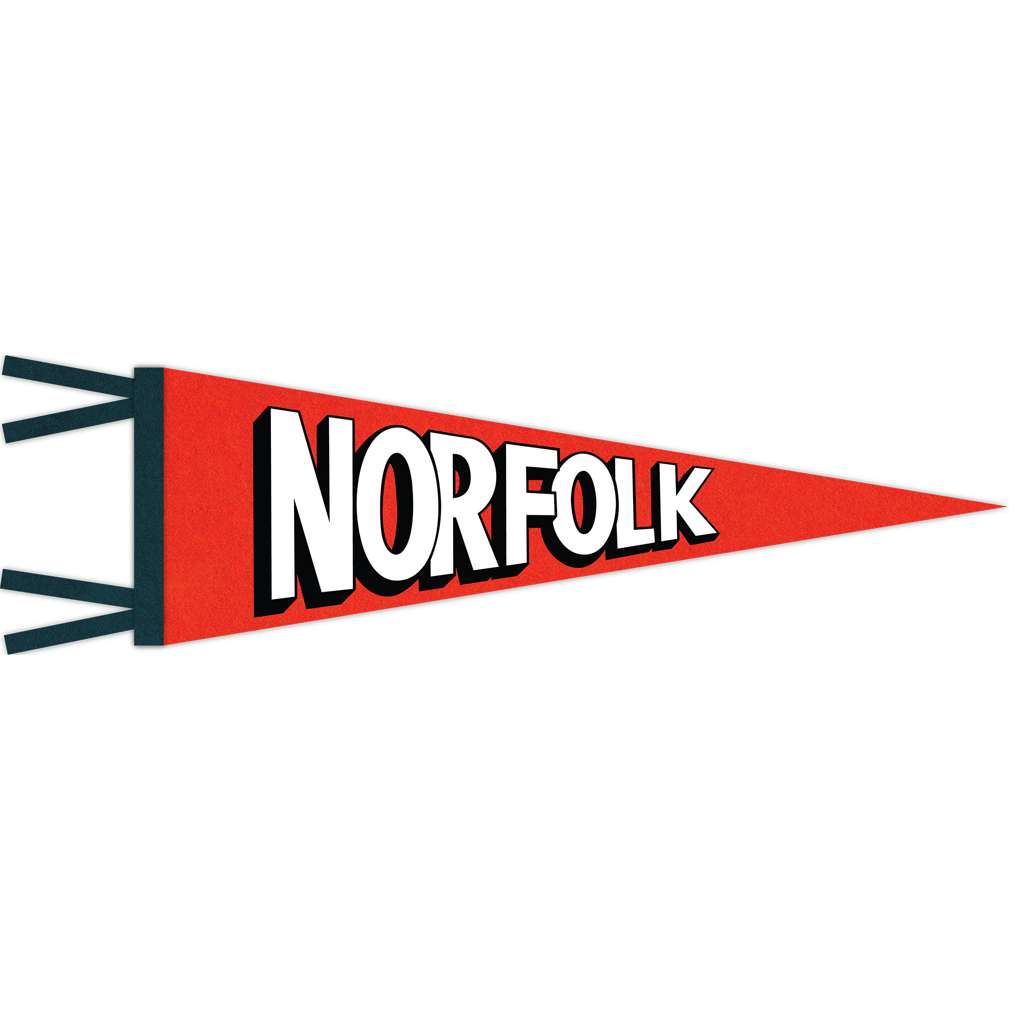Norfolk Pennant (Dark Orange)