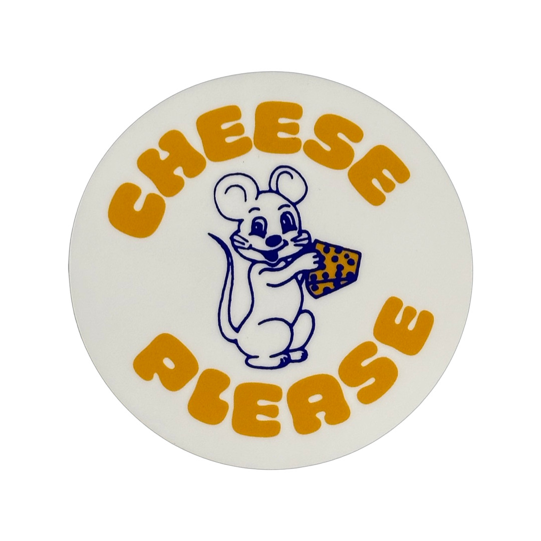 Cheese Please - Vinyl Sticker – Prince Ink
