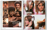 Double-page spread showing two advertisements from the 1970s.