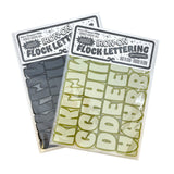 Hobeaux Flocked Iron-on Letters