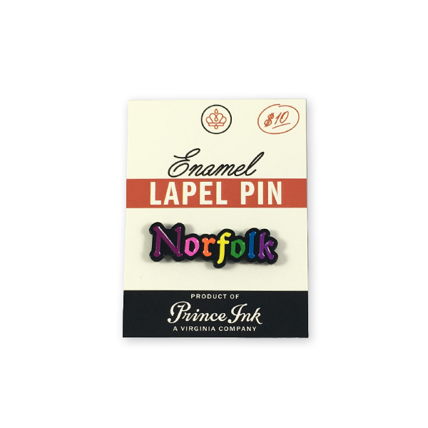 Norfolk Enamel Pin - Pride