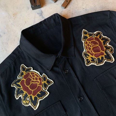 Pair of Roses - Chainstitch Shirt