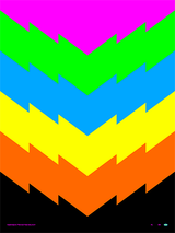 Thick Lines - Dayglow Poster